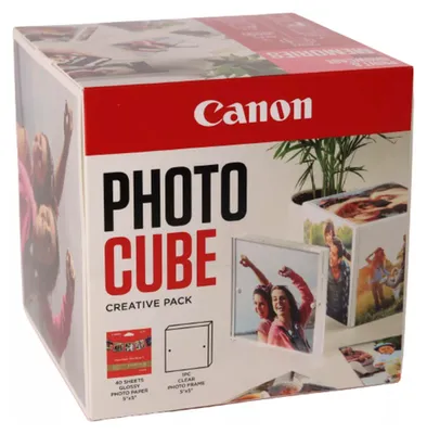 Zdjęcie produktu dla Canon PP-201 13x13 cm Photo Cube Creative Pack White Pink 40 Bl.