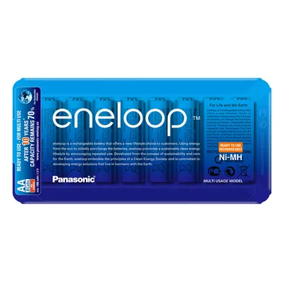 Produktbild von Panasonic eneloop Akku AA - eneloop storage case - 8 pieces (BK-3MCCE/8LE)