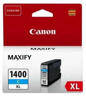 Produktbild von Canon PGI-1400XL-C Tintenpatrone 9202B001 Cyan für Canon Maxify MB2140