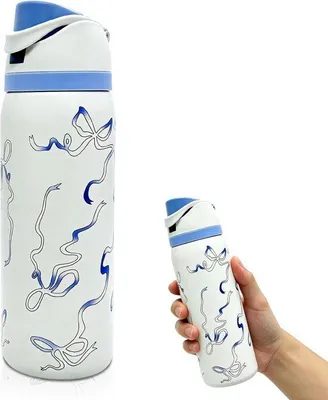 Produktbild von Doppelwandige, vakuumisolierte Thermobecher – Edelstahl – 960 ml – Auslaufsicher und hygienisch – Für Kaffee, Tee und Wasser