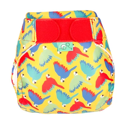 Produktbild von TotsBots Schwimmwindel Badewindel Yellow Parrot Gelber Papagei 9-16 kg Gr 2