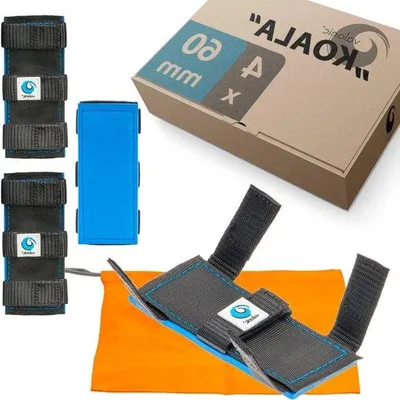 Obrázok produktu pre Sada neoprénových chráničov hrán pre pásky – 4-dielna – pre šírky pásky do 60 mm – vrátane prepravnej tašky