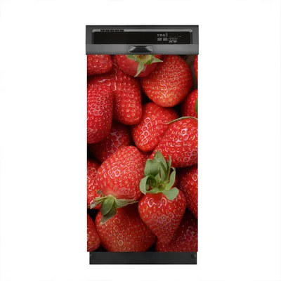 Produktbild von Aufkleber sticker 45x80 cm Dekorative folie Spülmaschine - frische Erdbeeren