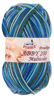 Produktbild von 100g Strickgarn Abby 200 multicolor Sockengarn Socken-Wolle Strumpfgarn