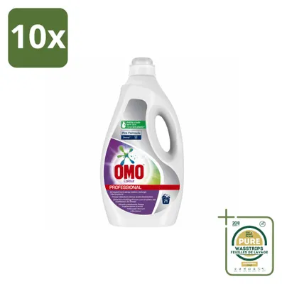 Produktbild von 10 x Omo Professional Pro Formula Color Flüssigwaschmittel 5 L - Vorratspackung - 10 Stücke