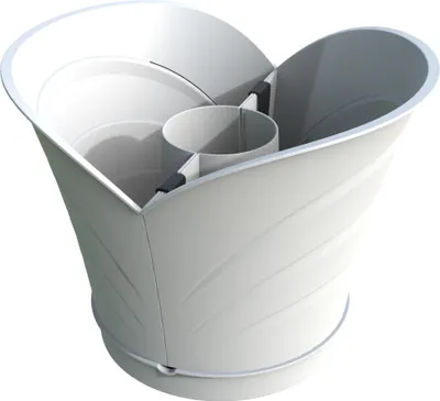 Obrázek produktu pro Bama Tulipano Bloempot 5L 34.5x19x30 cm 4 Stuks Wit