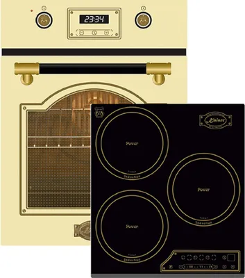 Produktbild von Kaiser Küchengeräte Induktions Herd-Set EH 4796 ElfAD Einbaubackofen 45 cm +KCT 4795 FI AD Induktionskochfeld 45 cm