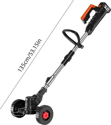 Produktbild von Elektrischer Rasenmäher 24V 650W Akku grau