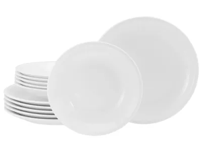 Produktbild von CreaTable, 24647, Milano Weiss, Tafelservice 12-tlg, Porzellan