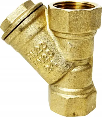 Zdjęcie produktu dla Diamond Filtr siatkowy skośny 3/4" DN20 mosiężny osadnikowy do wody