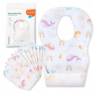 Immagine prodotto di Bavaglini monouso per bambini - 10 pz
