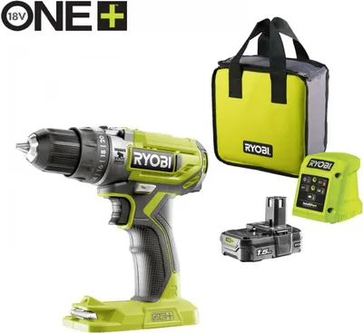 Produktbild von Ryobi R18PD2-115S, 18V Akku-Bohrschrauber mit Schlagfunktion, 40 Nm, inklusive Akku und Ladegerät