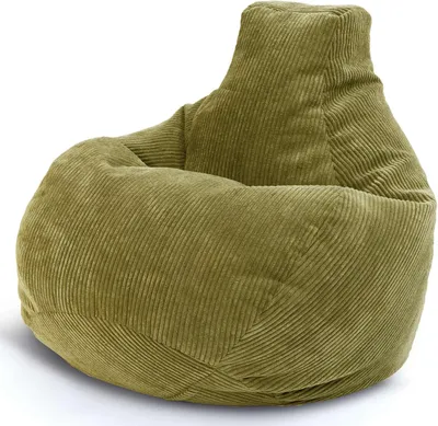 Produktbild von Sitzsack mit Rückenlehne, 80 x 80 cm | Gaming-Sessel für Kinder | Hellgrau | Bodenkissen & Loungesessel