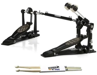 Zdjęcie produktu dla Pearl podwójny pedał P-2052C/B Eliminator Limited Edition z pałkami perkusyjnymi 1 para
