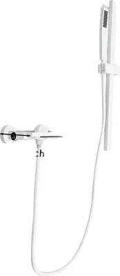 Obrázek produktu pro Koupelnová baterie, moderní design, dva režimy výtoku vody, BÍLÁ