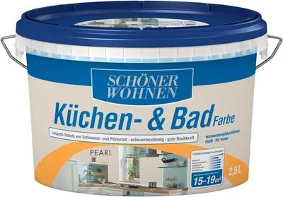 Produktbild von SCHÖNER WOHNEN Küchen- & Badfarbe, Pearl 2,5 L