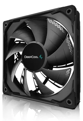 Produktbild von DeepCool TF120S, Ventilator, 12 cm, 500 RPM, 1800 RPM, Schwarz