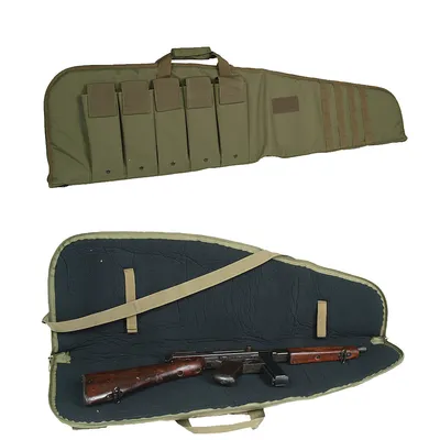 Image de Etui à fusil avec bandoulière olive, M