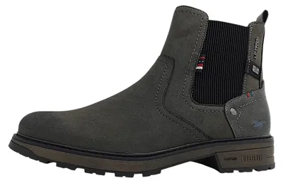 Productafbeelding van Mustang Herrenschuhe Stiefel Warmfutter Grau Freizeit
