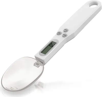 Image de Arendo Cuillère balance 0,1g digitale, balance de cuisine balance fine, affichage LCD, max. 500g, tare, hold, arrêt automatique 60 s, g/oz/gn/ct, cuillère amovible