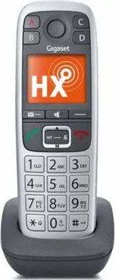 Immagine prodotto di Gigaset E560HX - Microtelefono cordless con ID chiamante - DECT\GAP - Platino