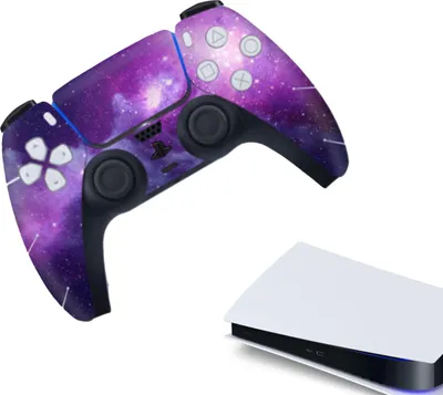 Immagine prodotto di Adesivo per controller PS5, PlayStation 5 - Skin per videogiochi ad alte prestazioni - Accessori di protezione - Universo