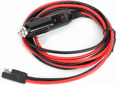 Imagen del producto de Cable de alimentación para radio de coche de 12V DC, tipo encendedor, compatible con radios móviles Motorola GM3188, GM3688 y GM1280