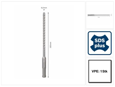 Produktbild von Bosch 2608576201, Bohrer, Bohrerbit-Set, 1 cm, Universal, 10 cm, Edelstahl