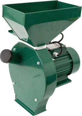 Produktbild von Mühle Kleiner Handwerker, 3,8 kW, 3000 U/min, große Schüssel, 5,2 A, 200–500 kg/h, grün