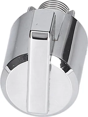 Produktbild von Knebel Dampfregelschalter Drehknopf Wasser silber Kunststoff DeLonghi 5513222541 eingesetzt in Kaffeeautomaten Kaffemaschine ESAM 03120S 03110S Magnifica Esperienza uvm