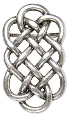 Produktbild von FRONHOFER Gürtelschnalle mit verschlungenen Knoten, keltische Schnalle Damen 4cm