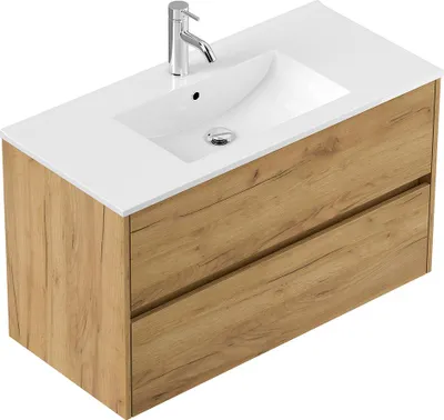 Produktbild von Waschtisch 100 cm in Eiche LIVIGNO-02