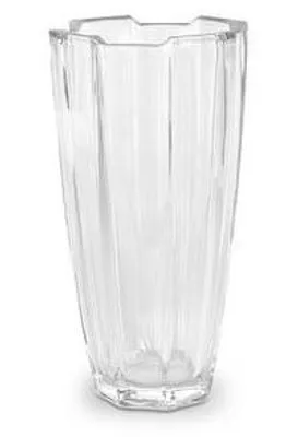 Image de Vase en verre transparent, diamètre 14 cm, hauteur 30 cm (lot de 3)