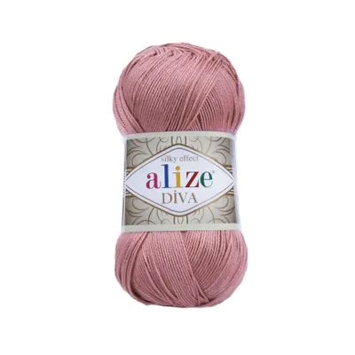 Produktbild von 100g Strickgarn ALIZE DIVA Sommerwolle Häkelgarn Wolle Sommer Stricken Häkeln