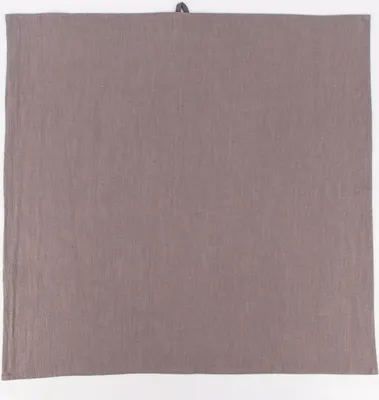Produktbild von Geschirrtuch Leinen extragroß einfarbig 70x70cm von SCHÖNER LEBEN.  Farbe grau