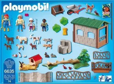 Produktbild von PLAYMOBIL 6635 Streichelzoo