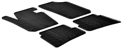 Produktbild von LAMPA Fußmatten Set Gummi für SEAT Ibiza IV Schrägheck (6J5, 6P1) Vorne+Hinten