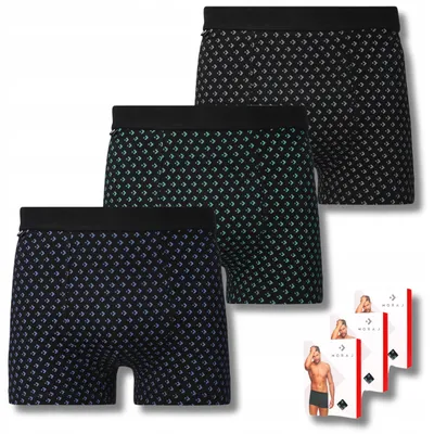 Obrázek produktu pro Pánské boxerky – spodní prádlo, velikost XL – sada 3 bavlněných boxerek – klasické pánské boxerky