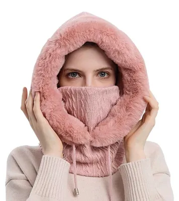 Immagine prodotto di Omgoods - Scaldacollo spesso per donna, con copertura completa del viso