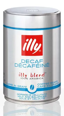 Produktbild von illy Espressobohnen Decaf Entkoffeiniert - 12 x 250g Kaffeebohnen, koffeinfrei, 100% Arabica Kaffee