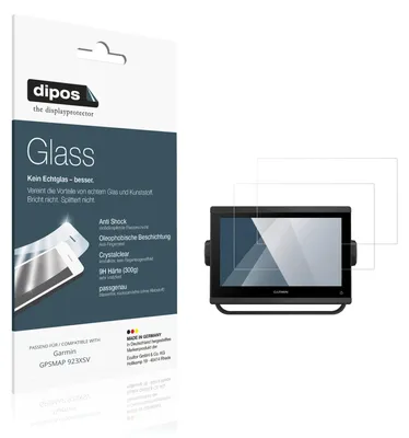Image de 2x Protection écran pour Garmin GPSMAP 923XSV Verre souple Film Protecteur 9H dipos