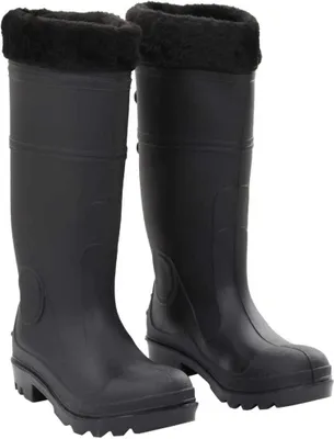 Produktbild von Gummistiefel mit Herausnehmbarem Innenfutter Schwarz Gr. 38 PVC
