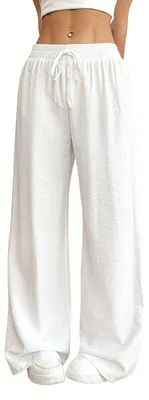 Productafbeelding van Currero Linnen Broek Vrouwen Wit M