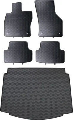 Produktbild von Gummi Fußmatten + Kofferraumwanne Set für VW Golf 7 Limo, Bj. 11/2012-10/219