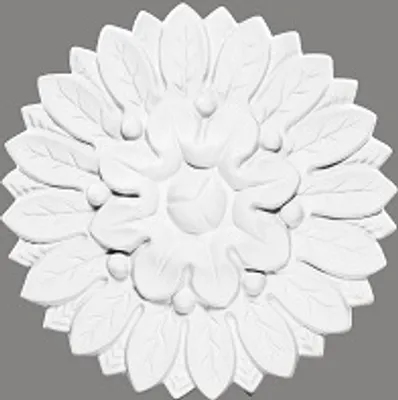 Produktbild von Mardom Rosette B3002 Profoam 155 x 30 x 155 mm Weiß Stuckrosette Deckenrosette Rund