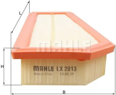 Obrázek produktu pro Mahle Originální Vzduchový Filtr Lx 2813