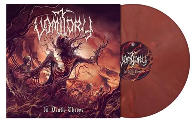 Produktbild von Vomitory: In Death Throes (Dark Rose Marbled Vinyl)