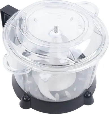 Produktbild von Elektrischer Zerkleinerer 5L Universalzerkleinerer mit 1,2 L Edelstahlschüssel Fleischwolf Küchenfleischwolf mit 2 Geschwindigkeitsstufen