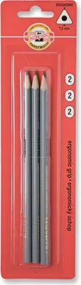 Produktbild von KOH Bleistifte Graphitstifte Härtegrad 2 12er
