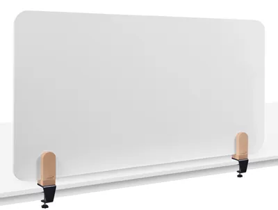 Zdjęcie produktu dla Legamaster ELEMENTS dzielnik biurka tablica 60x120cm zaciski, Dzielnik biurka, Biały, 1200 x 11 mm, Stal, Zacisk, 4,8 cm